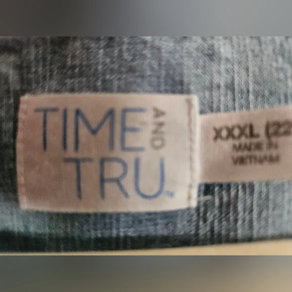 Time and Tru Chambray Denim Dress XXXL (22) - Picture 3 of 5